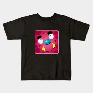 Magenta Monster Kids T-Shirt